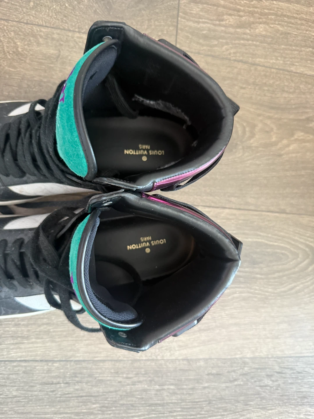 Men’s Louis Vuitton High-Top Sneakers Size 10.5 - photo 2