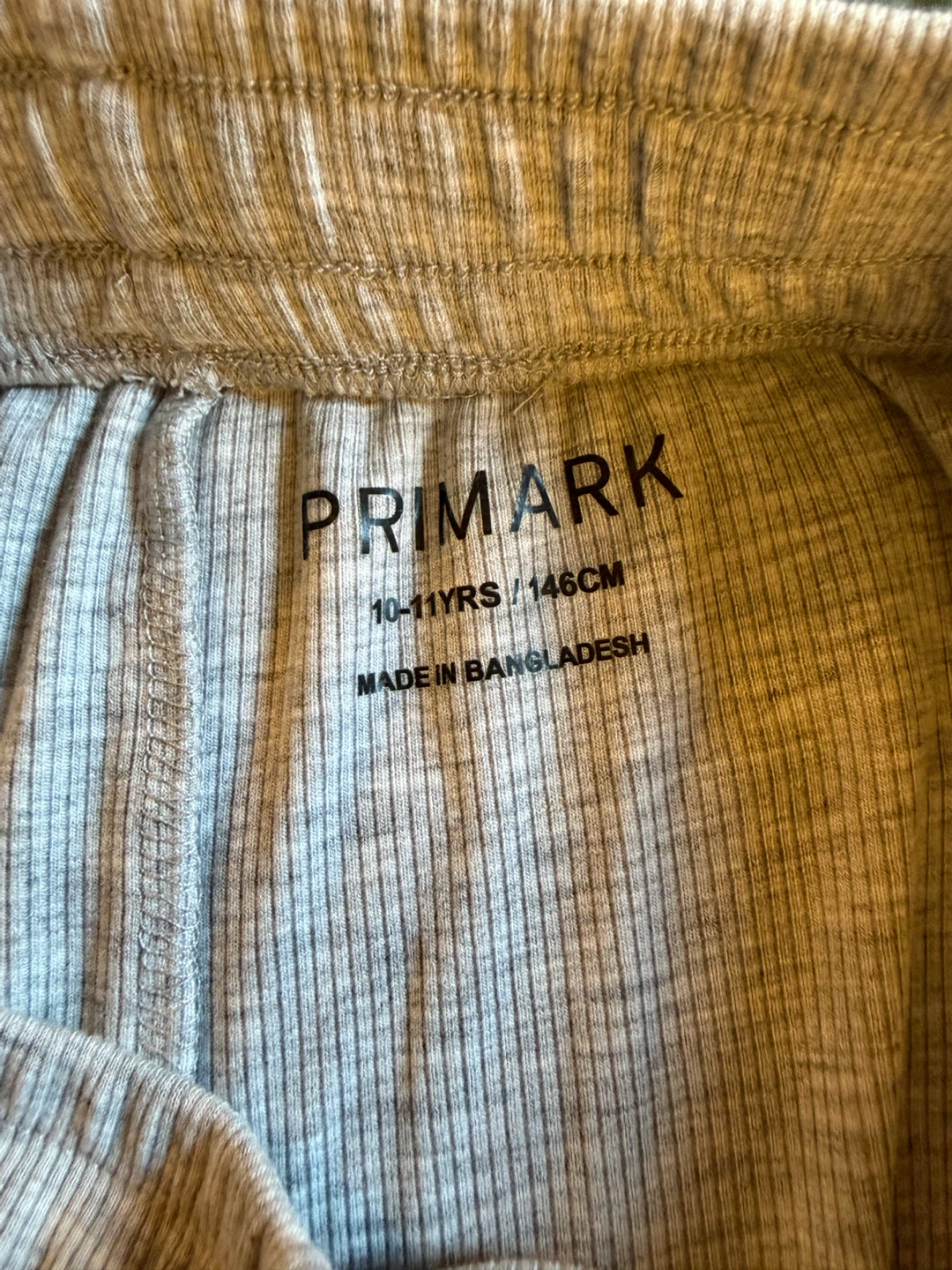 Primark Gray Ribbed Wide-Leg Pants - photo 3