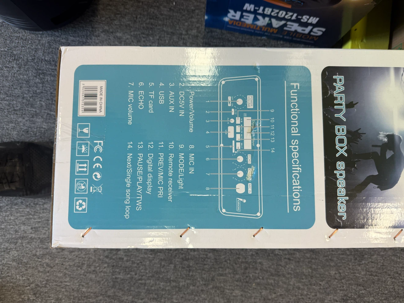 OK BT-1002 Party Box Speaker 10-inch - photo 2
