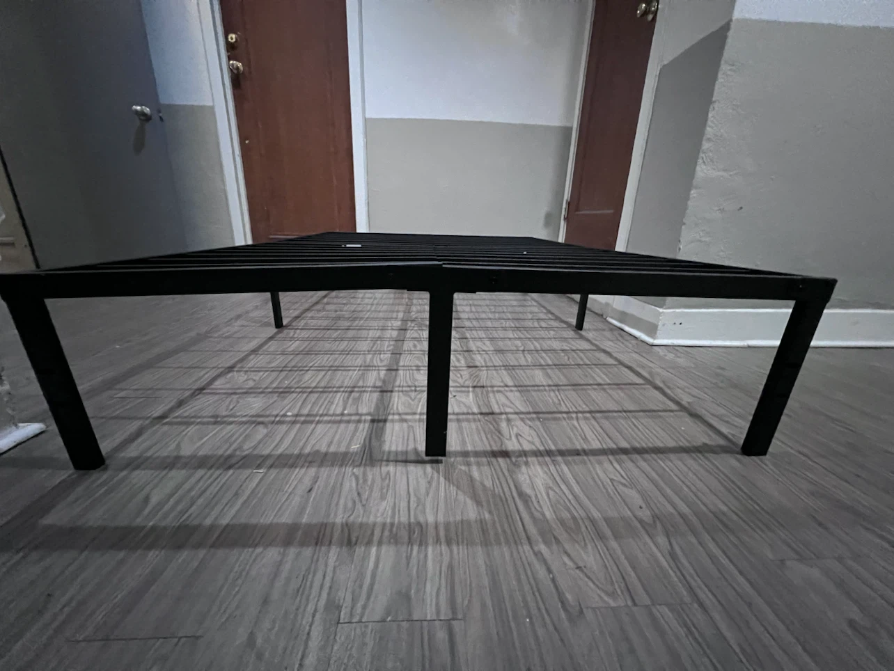 Black Metal Bed Frame full size - photo 3