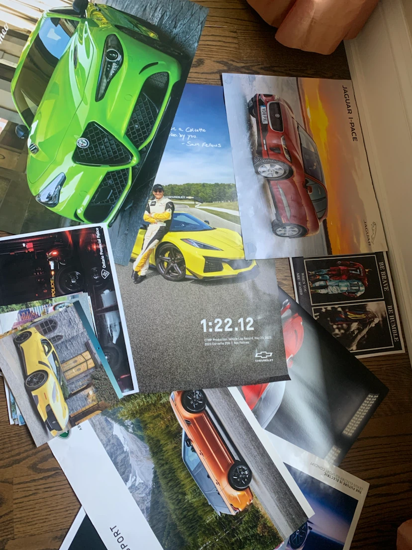 Assorted Soccer & Car Posters