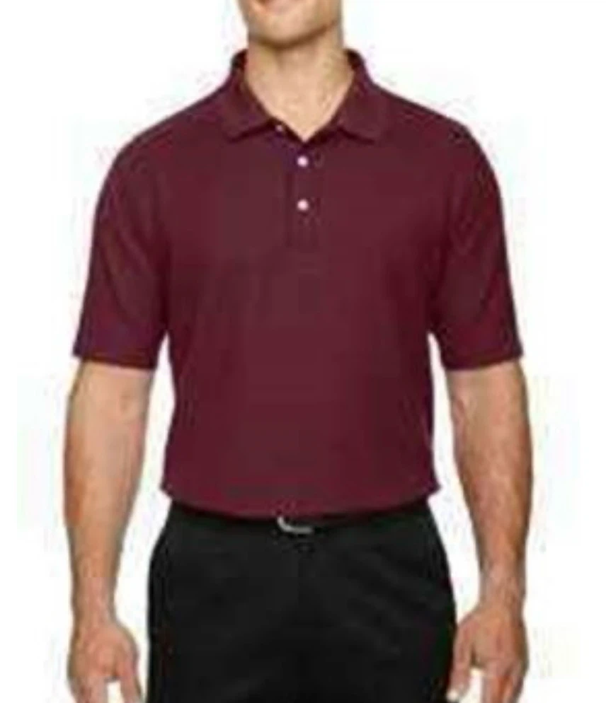 NEW Devon & Jones Men's Polo Shirt sz L Burgundy