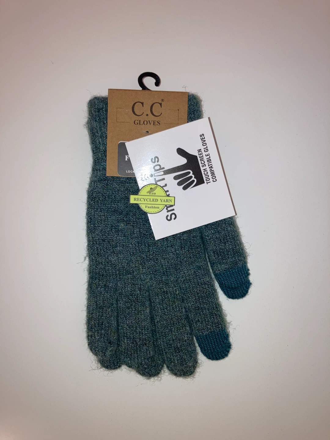 C.C. Gloves Teal Touchscreen Gloves