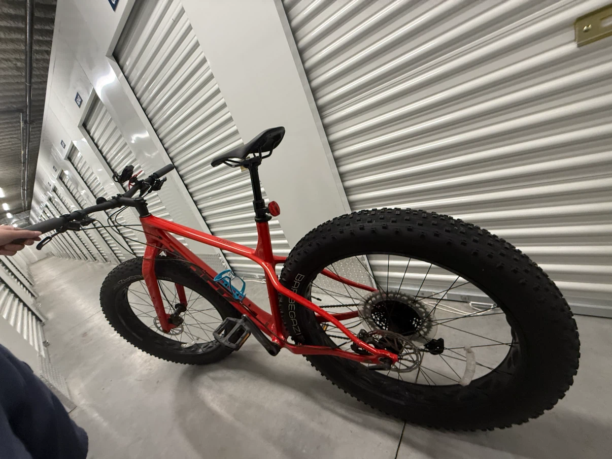 Red Fat Tire Bike Trek Brand