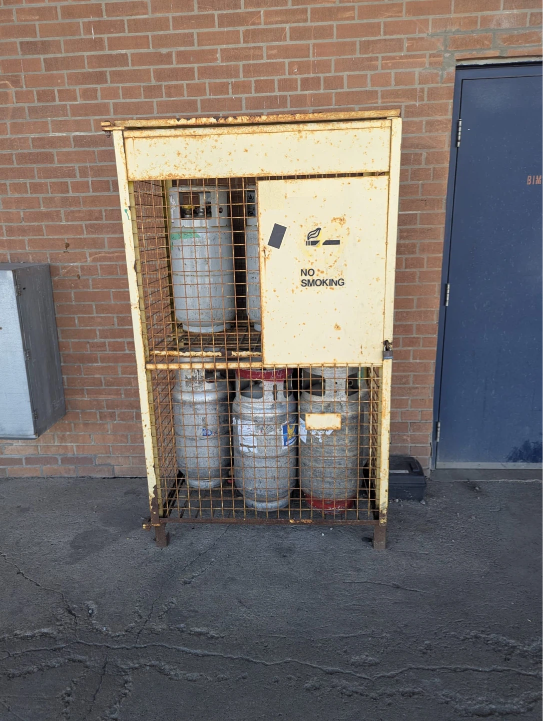 5 pcs Commercial Propane Tank Storage Cages