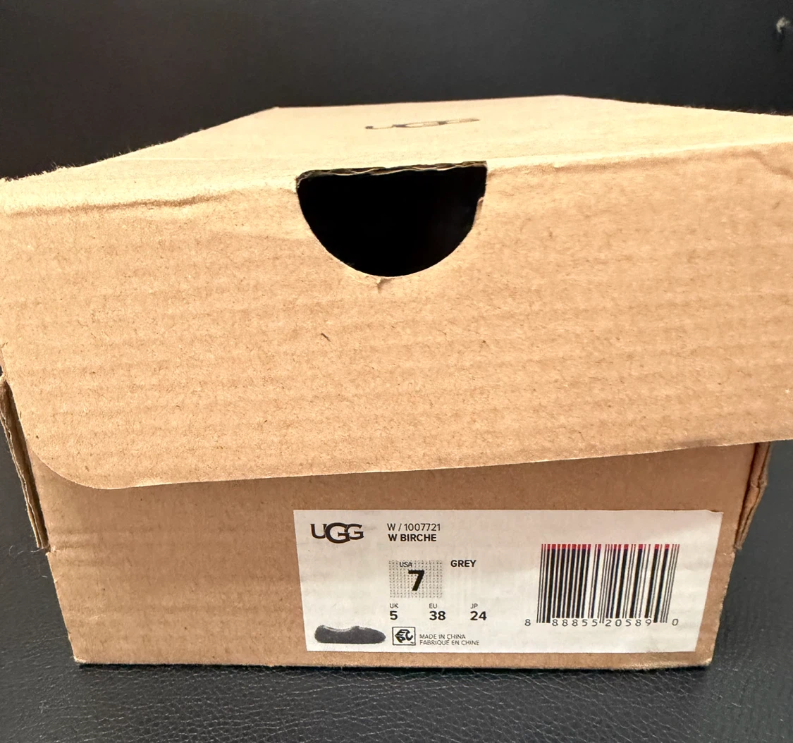 UGG W Birch Clog Slippers - Grey Size 7 - photo 2