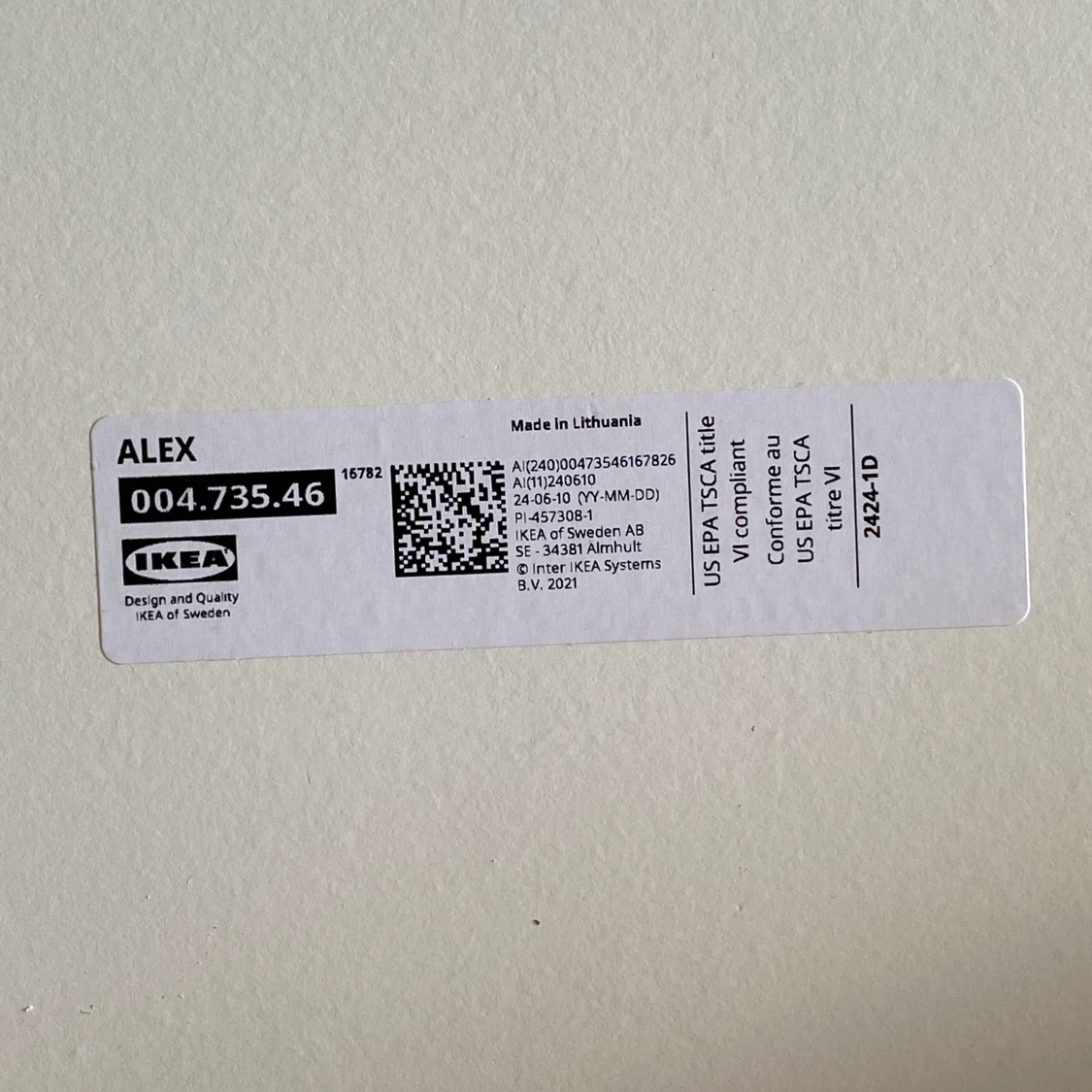 IKEA ALEX 6-drawer unit - photo 3