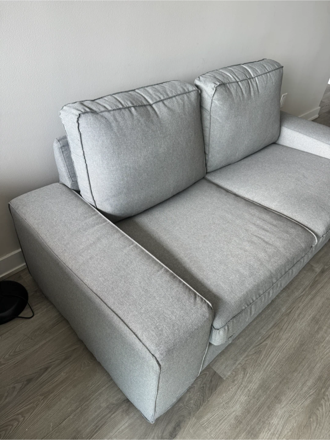 IKEA KIVIK Loveseat – Light Gray – Excellent Condition - photo 2