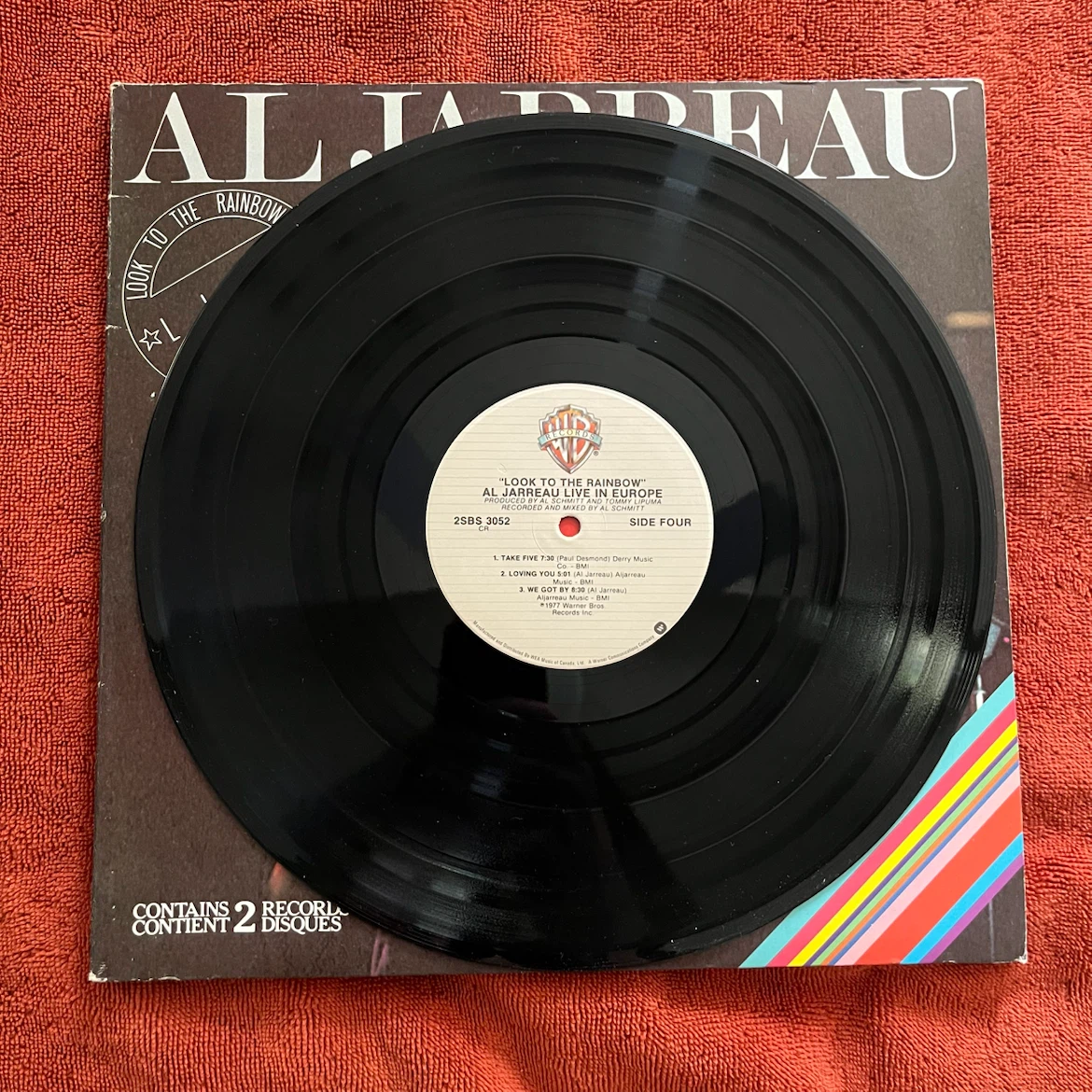 Al Jarreau "Look to the Rainbow" live album Vinyl Record - photo 2