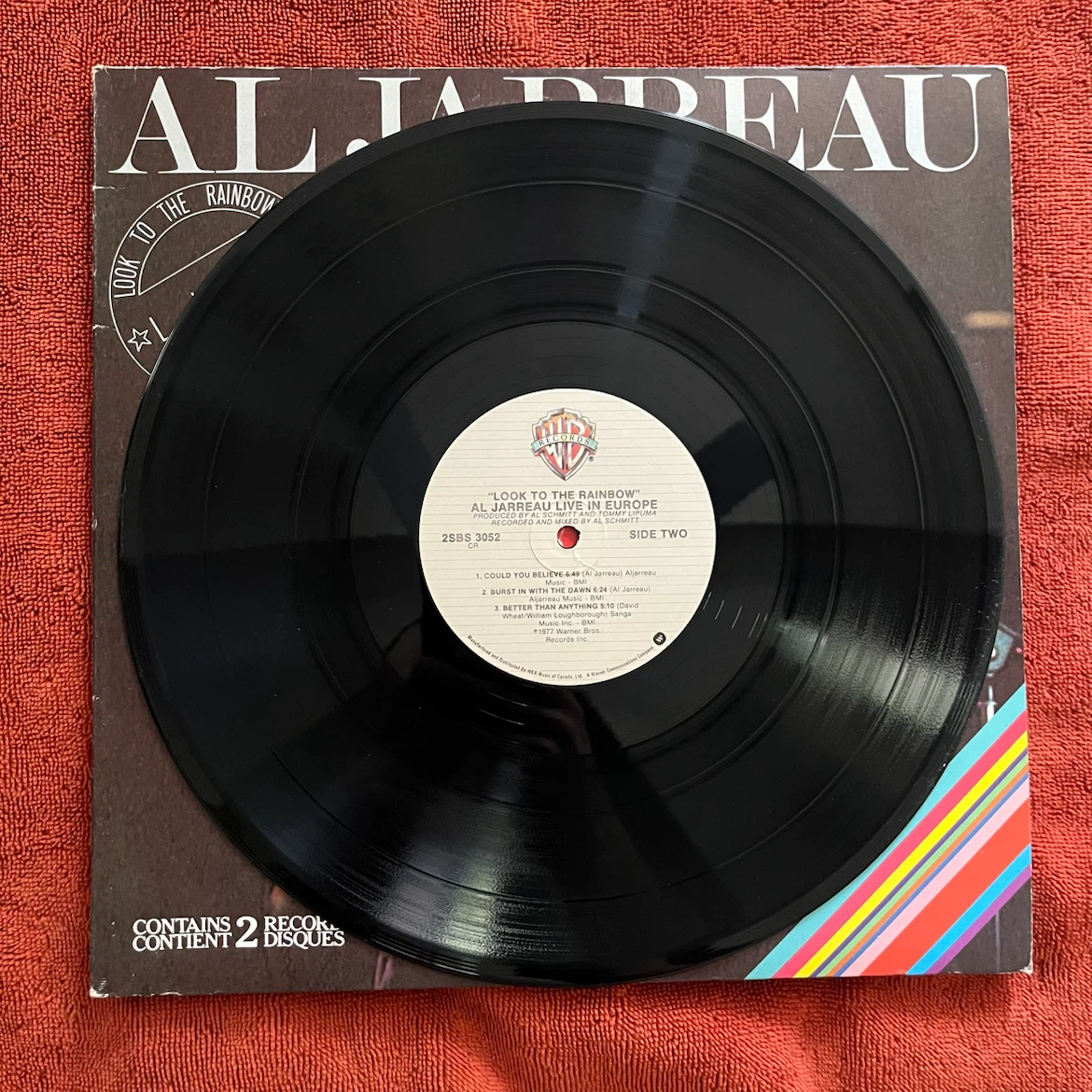 Al Jarreau "Look to the Rainbow" live album Vinyl Record - photo 3