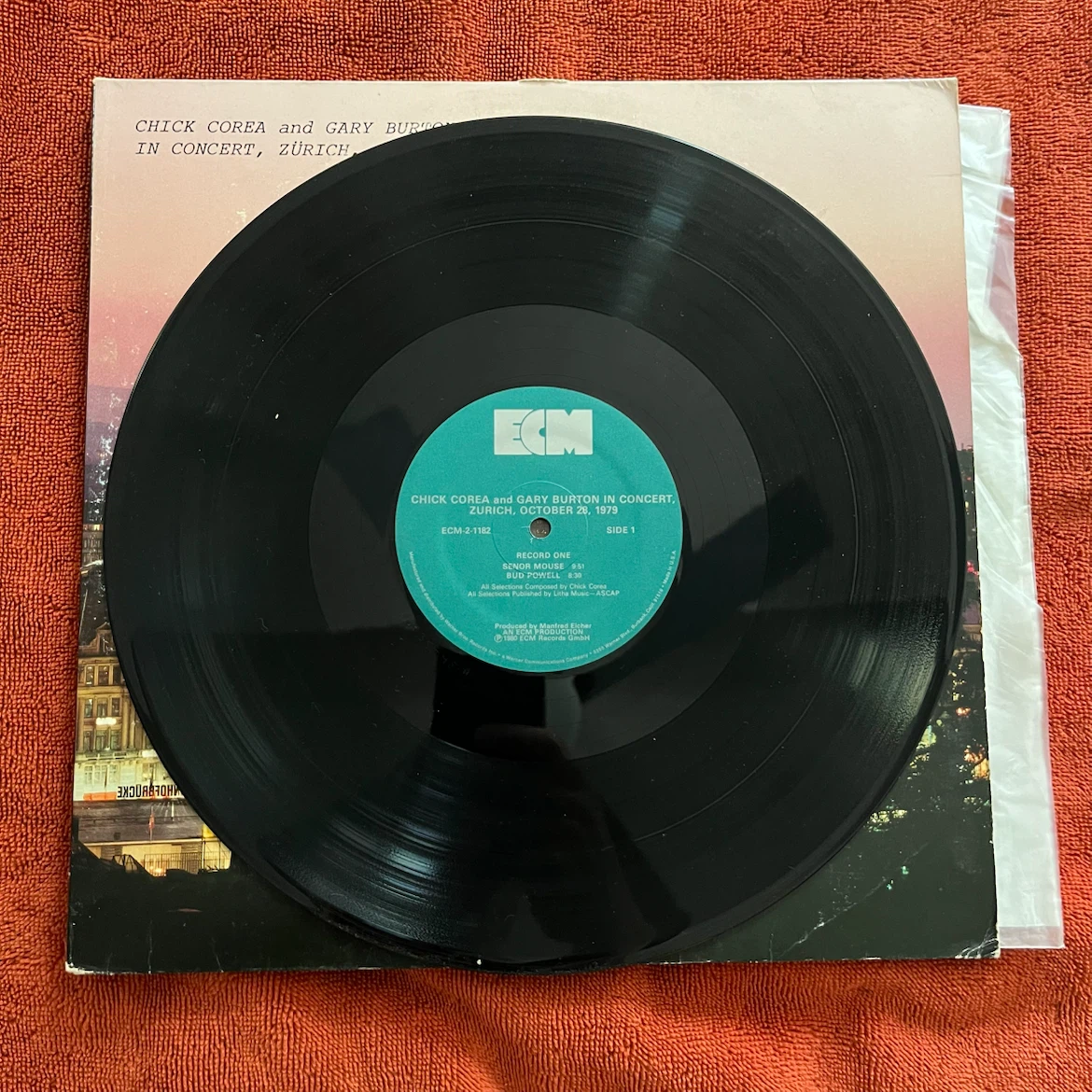 Chick Corea and Gary Burton vinyl record - photo 2