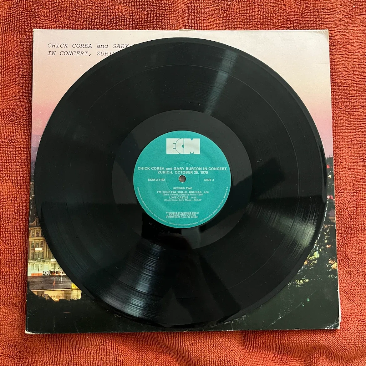 Chick Corea and Gary Burton vinyl record - photo 3