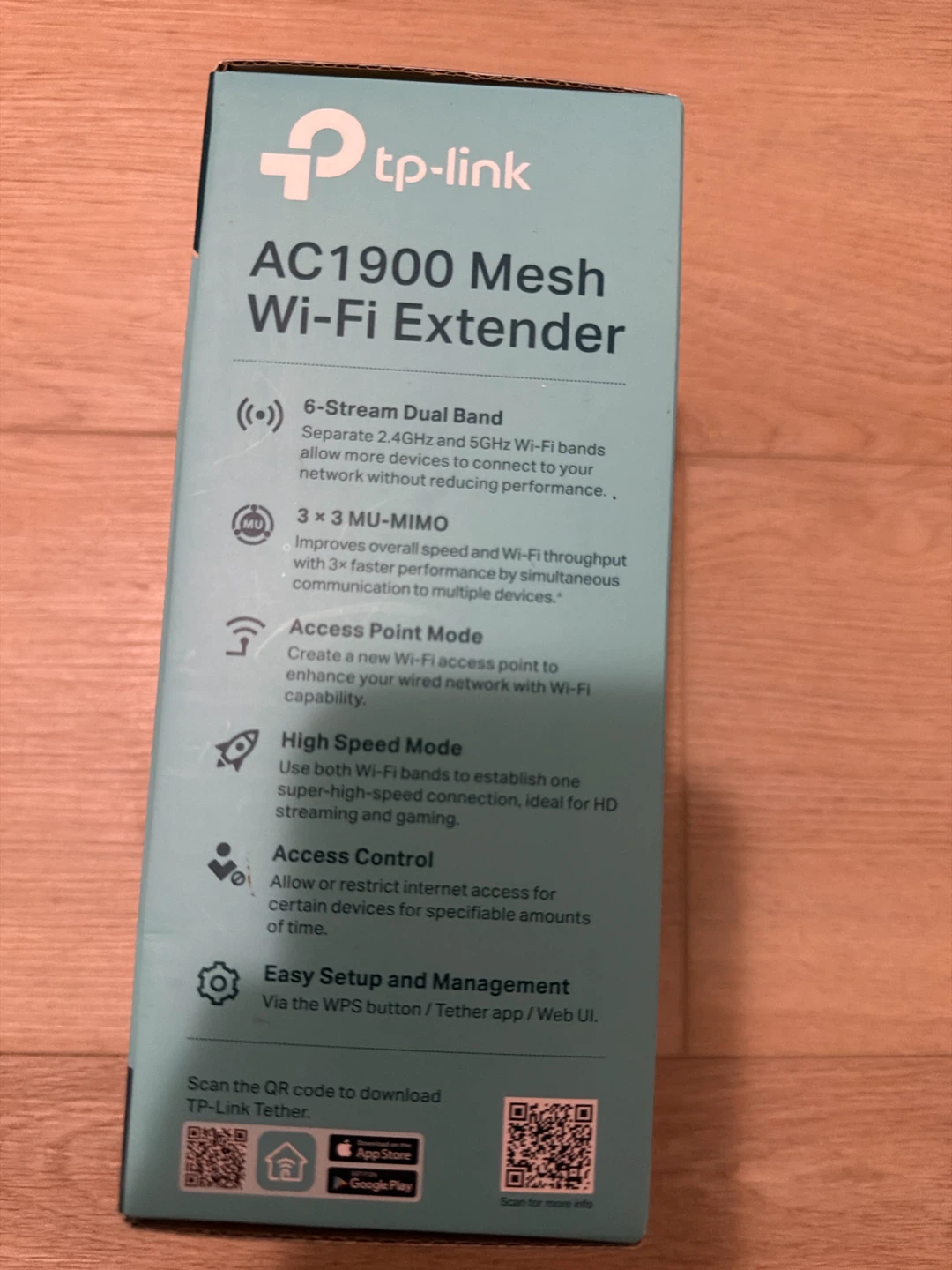 TP-Link AC1900 Mesh Wi-Fi Extender RE550 - photo 4