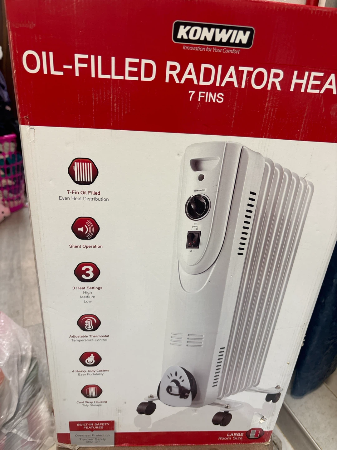Konwin Oil-Filled Radiator Heater