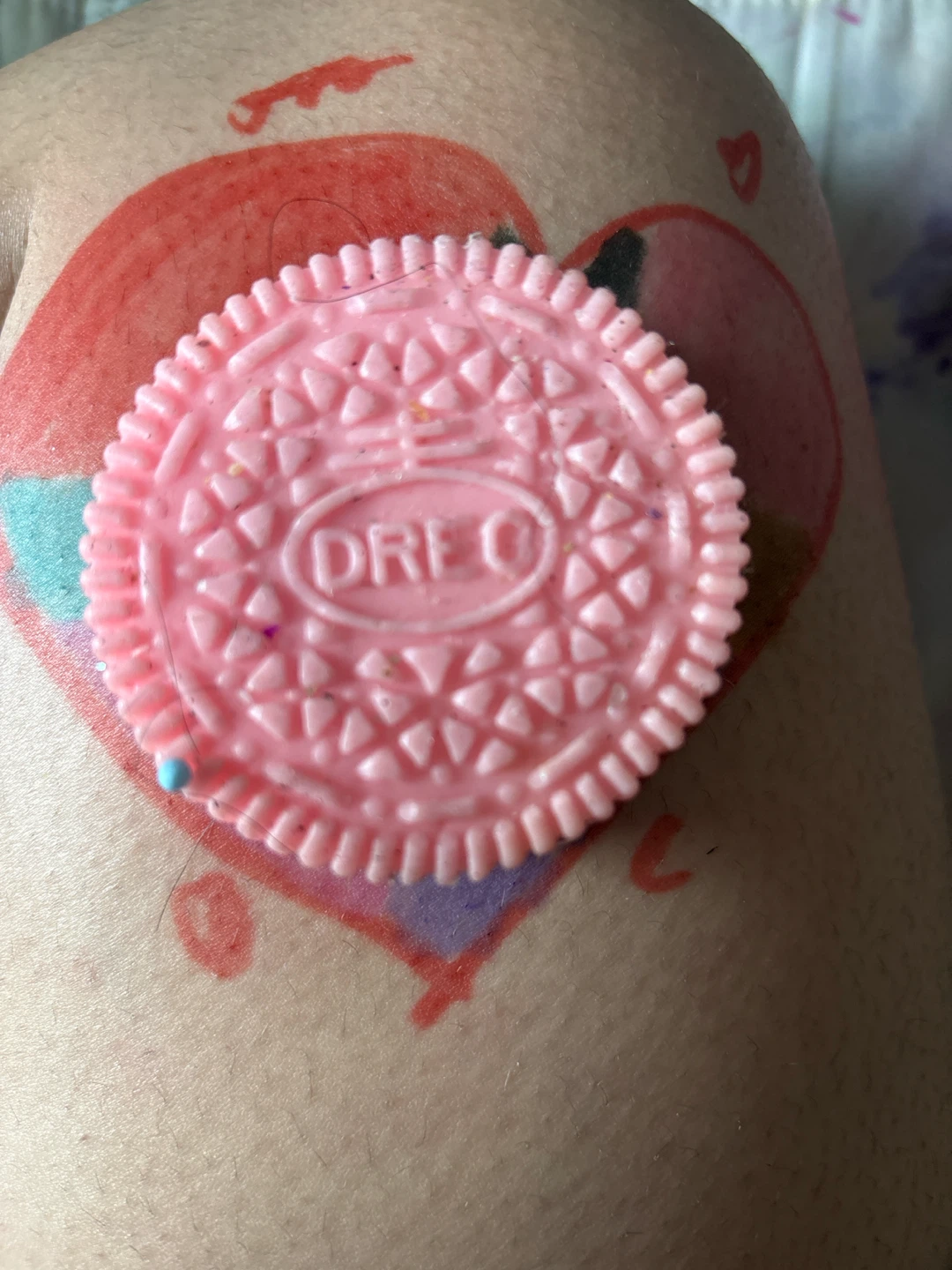 Pink Oreo Cookie Toy Charm