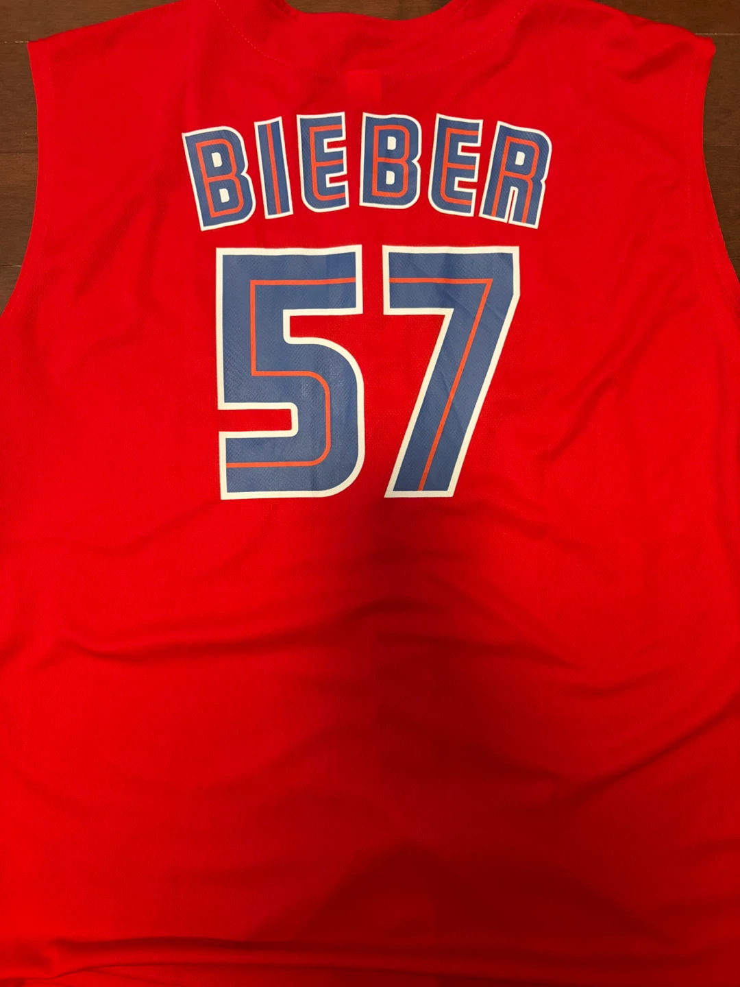 Toronto Blue Jays Giveaway Jersey Shane Bieber XL Canada Day - photo 2