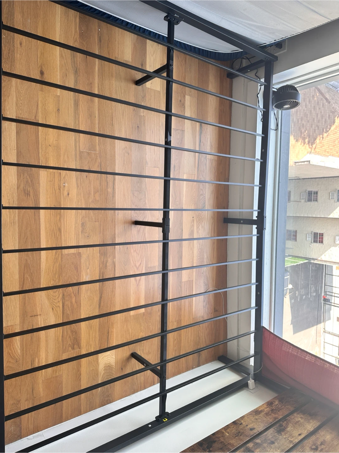 Queen Bed Frame with Wood Headboard - photo 4
