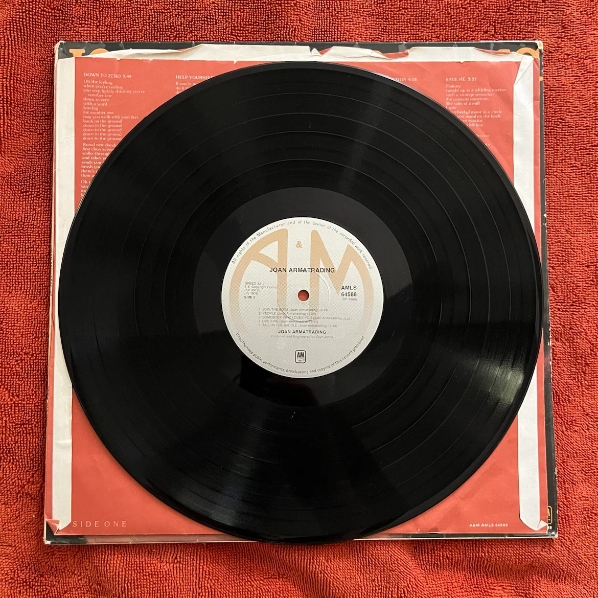 Joan Armatrading Vinyl Record - photo 2