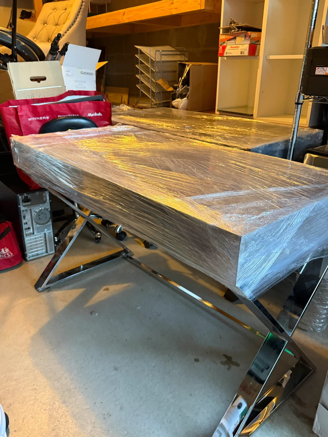 Modern Table with Chrome Legs - photo 2