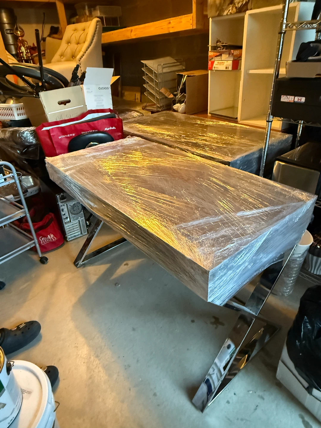 Modern Table with Chrome Legs - photo 3