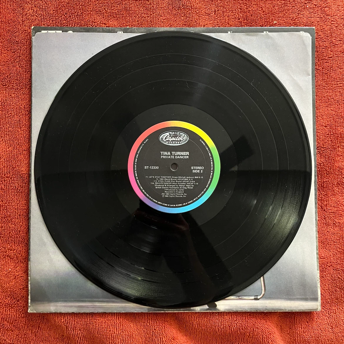Tina Turner Private Dancer Vinyl Record - photo 2