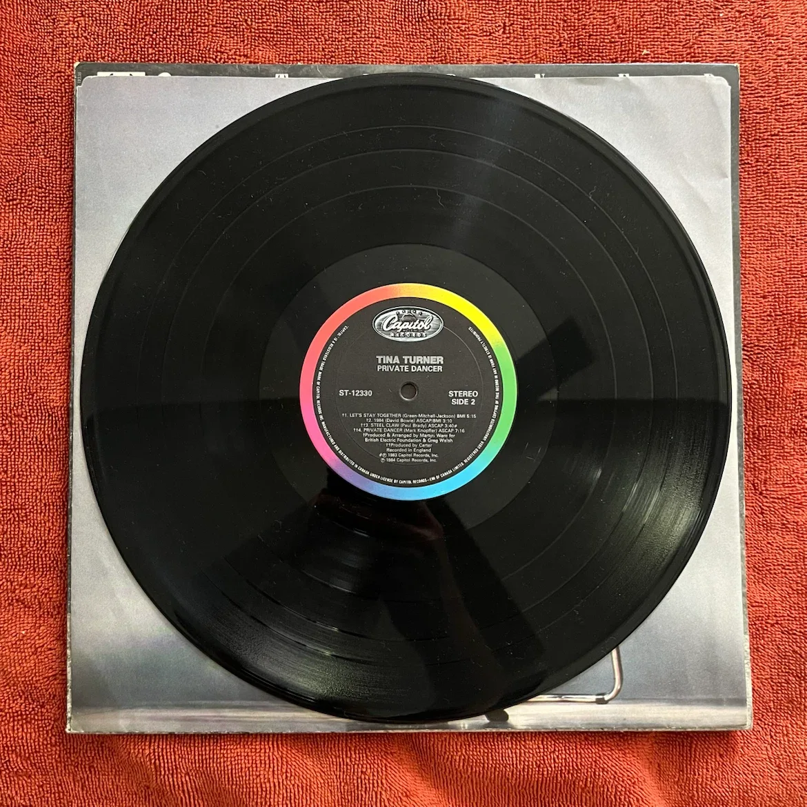 Tina Turner Private Dancer Vinyl Record - photo 2