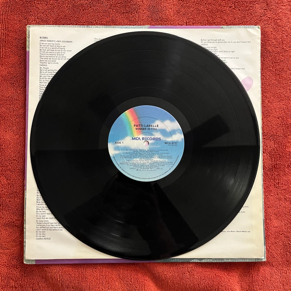 Patti LaBelle "Winner In You" Vinyl Record - photo 2