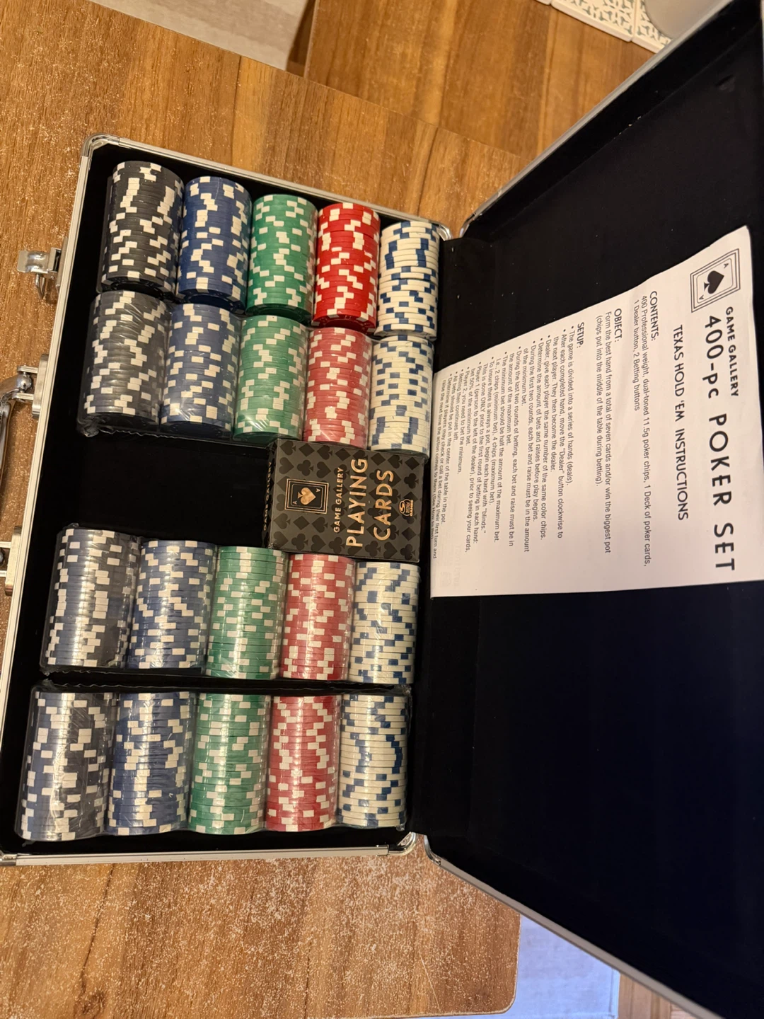 Game Gallery 400-PC Texas Hold'em Poker Set
