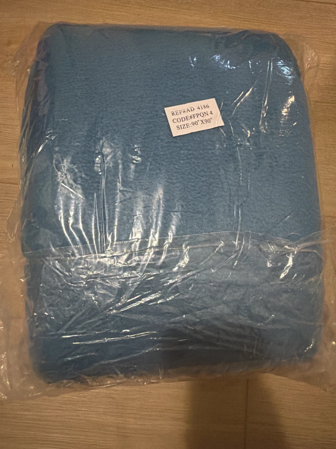 Blue Fleece Blanket 90" X 90"
