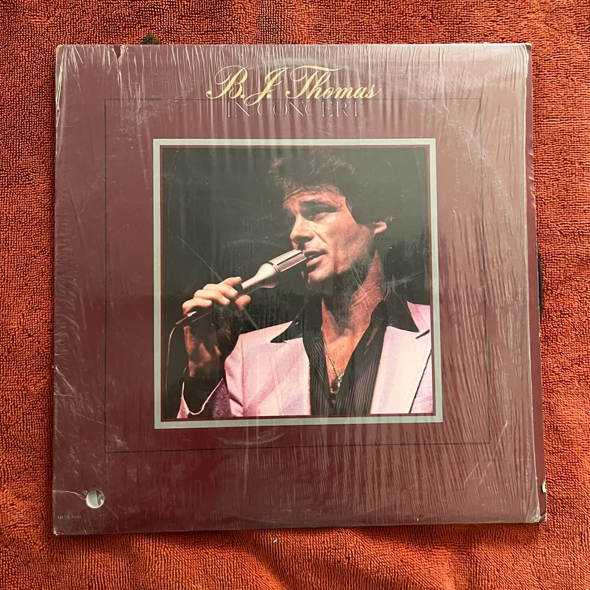 B.J. Thomas In Concert Vinyl Record