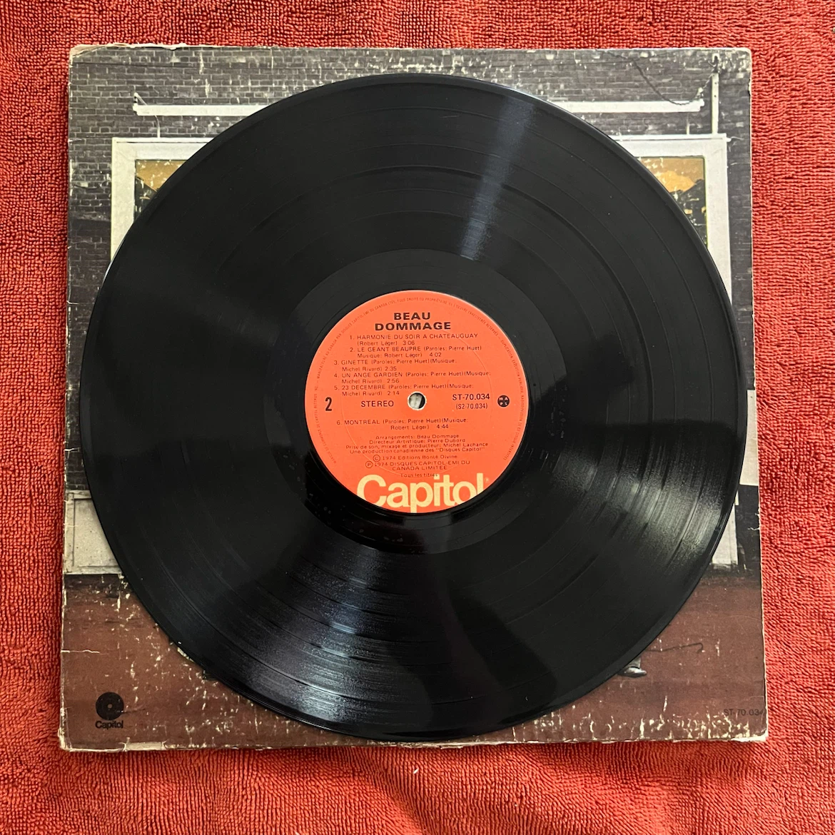 Beau Dommage Vinyl Record - photo 2