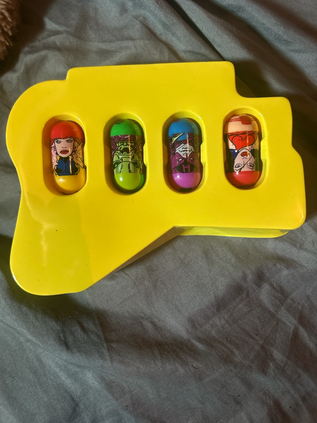 Marvel Mighty Beanz Series 1 Lot of 20 Beanz + 5 Trays - photo 4