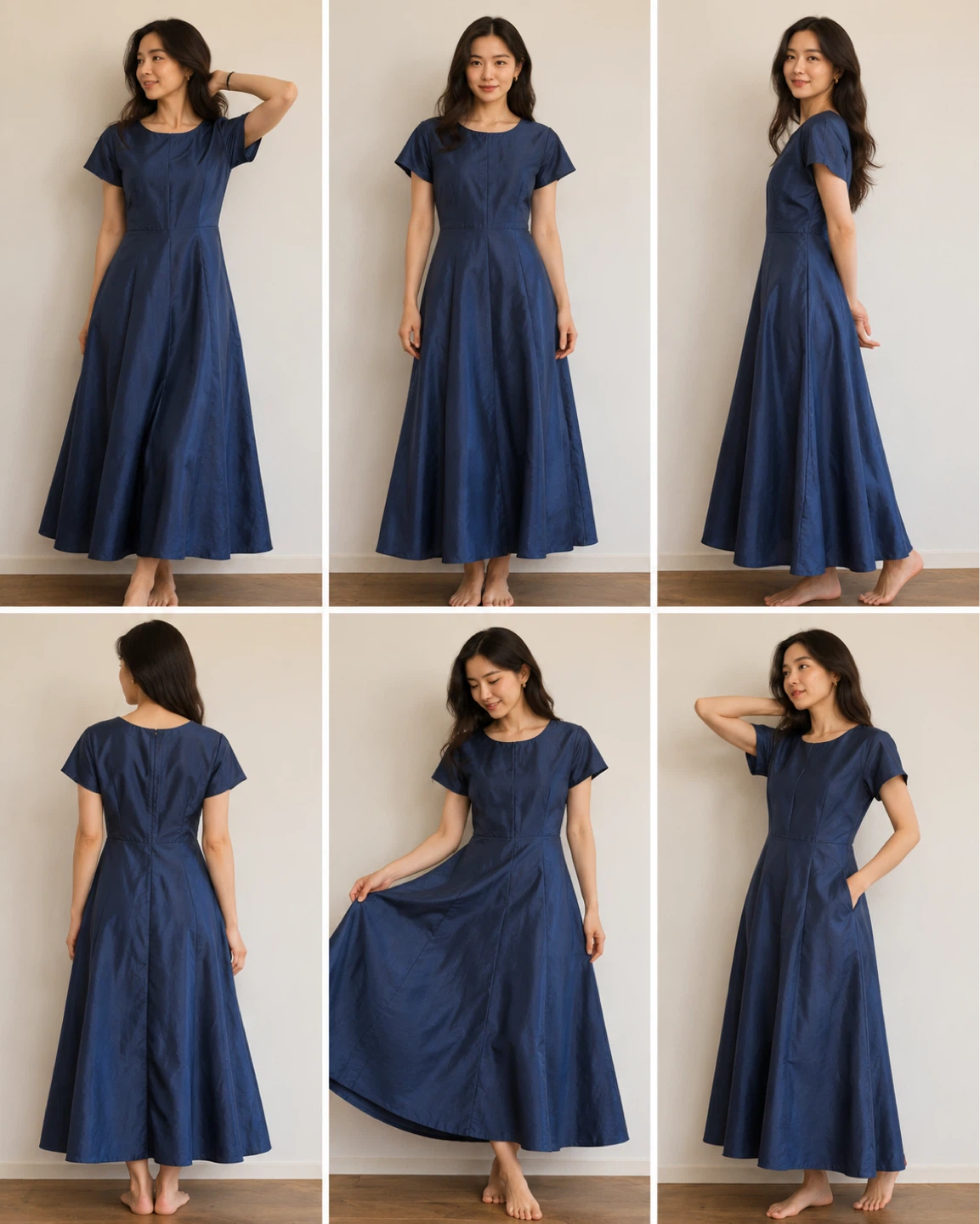 Satin dress new