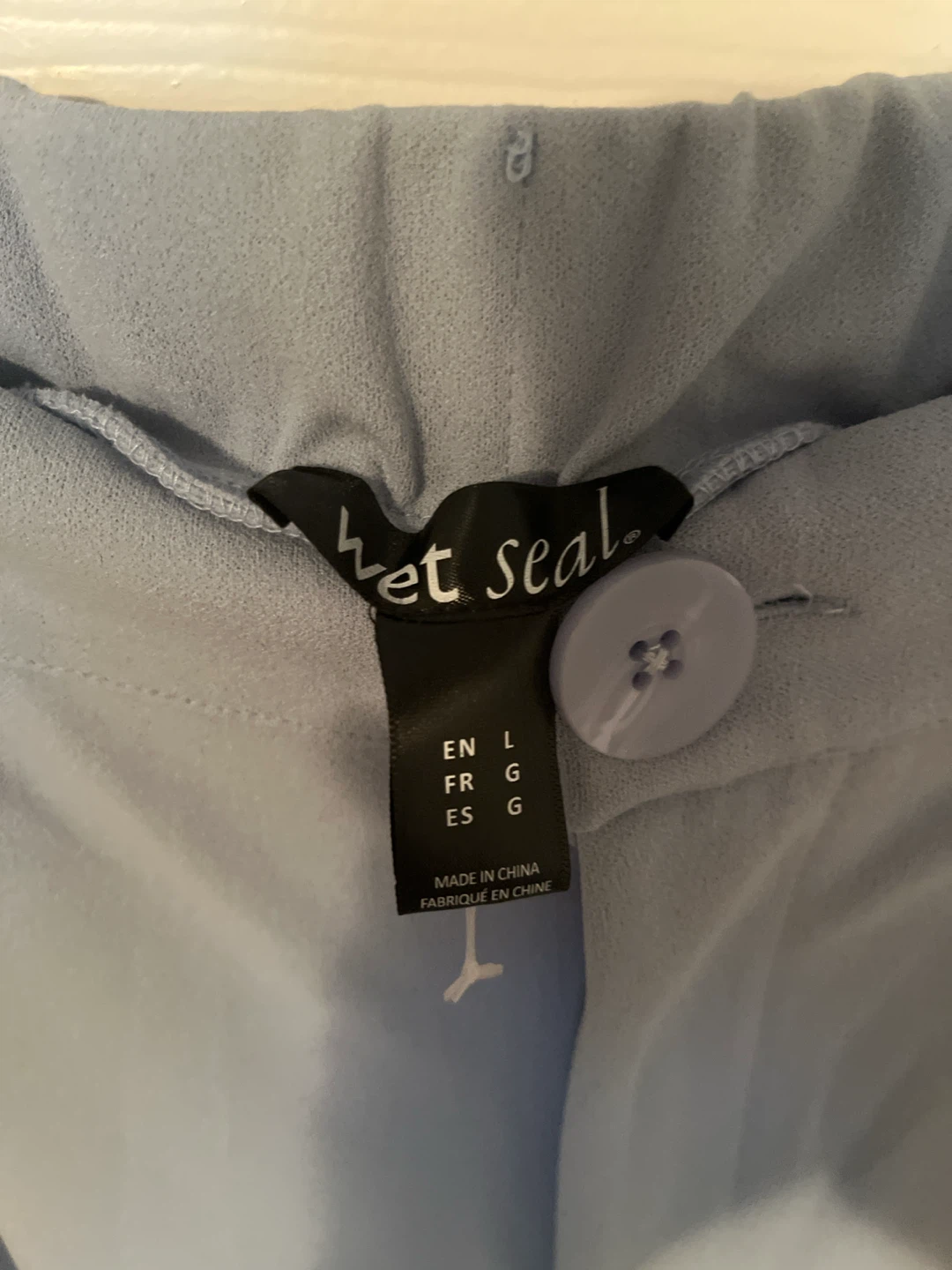 Wet Seal Light Blue Wide Leg Pants - photo 2