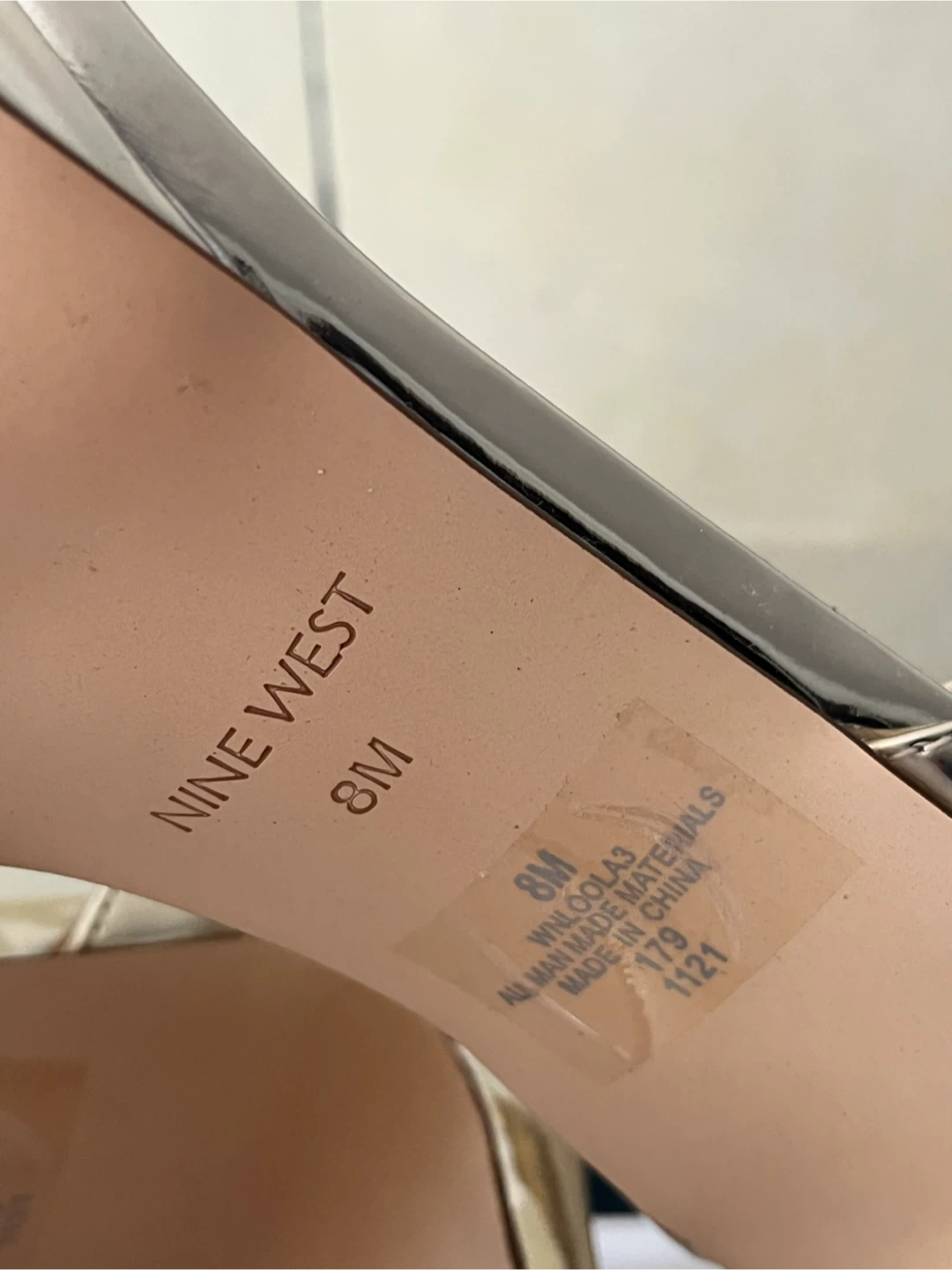 Nine West Women's Gold Strappy Heeled Sandals - 8M - photo 5