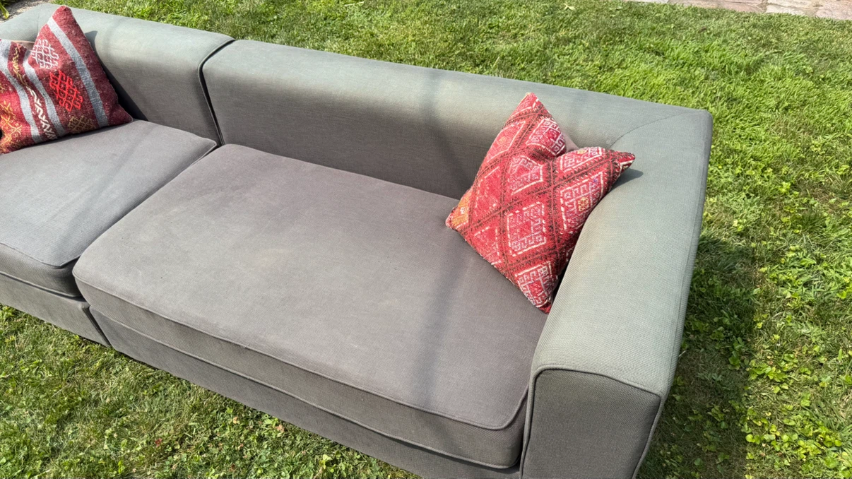 West Elm - Gray Sectional Sofa - photo 4
