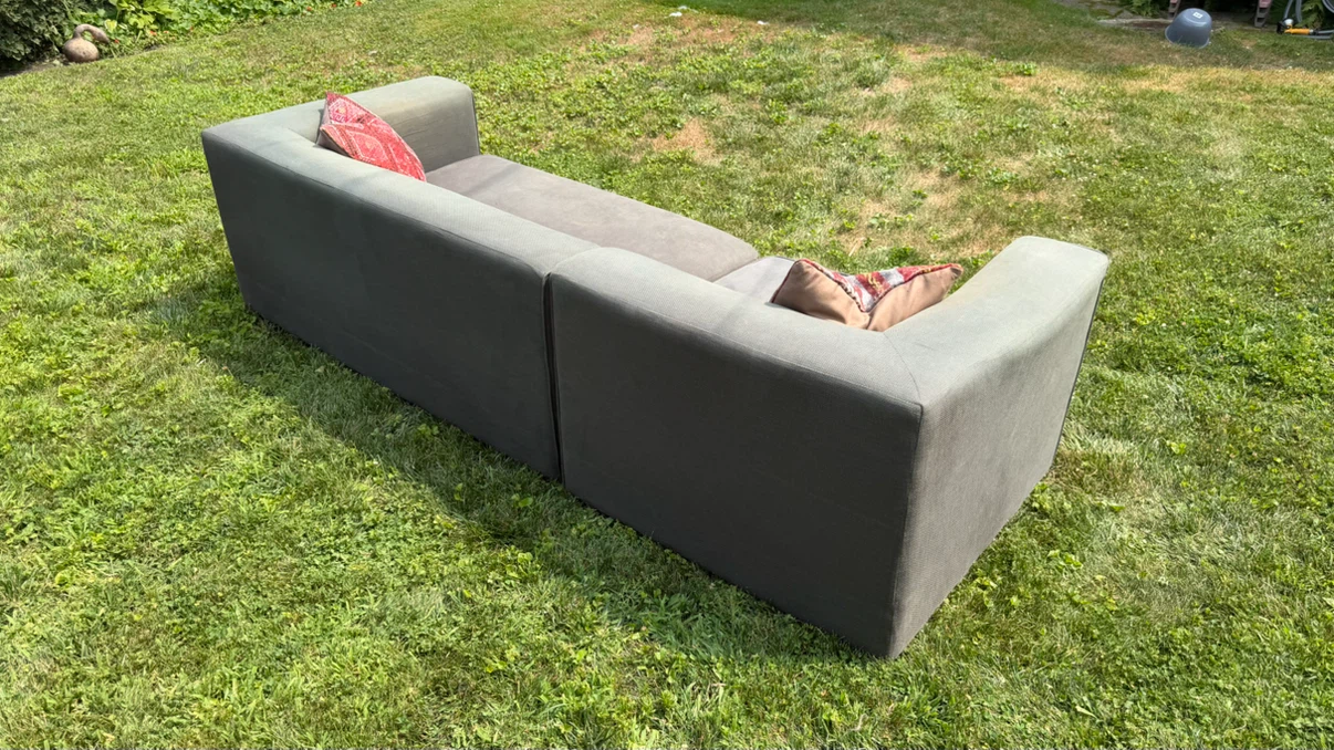 West Elm - Gray Sectional Sofa - photo 5