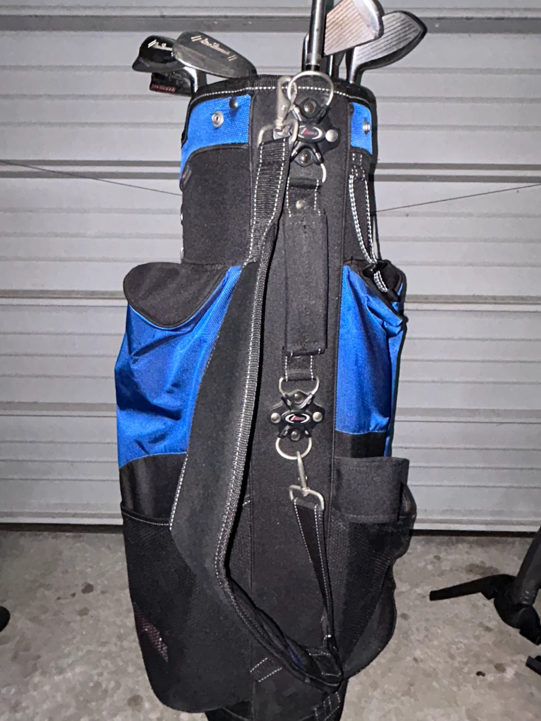 Datrek Golf Bag with clubs- Blue and Black - photo 4