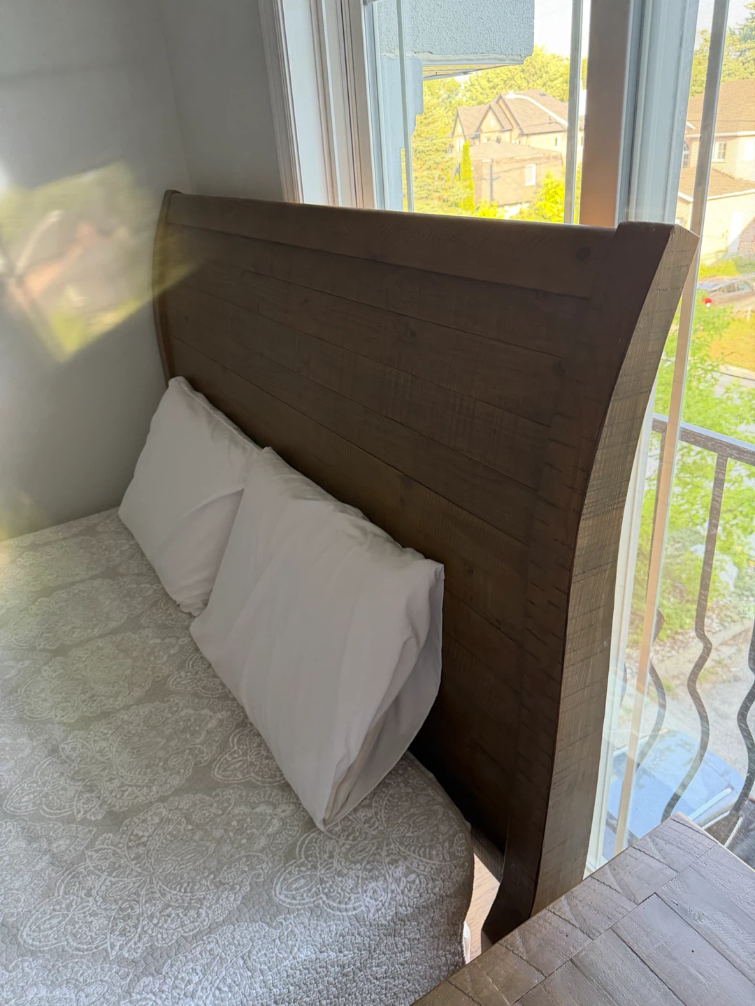 Wooden Dresser and Bed Frame Set - photo 2