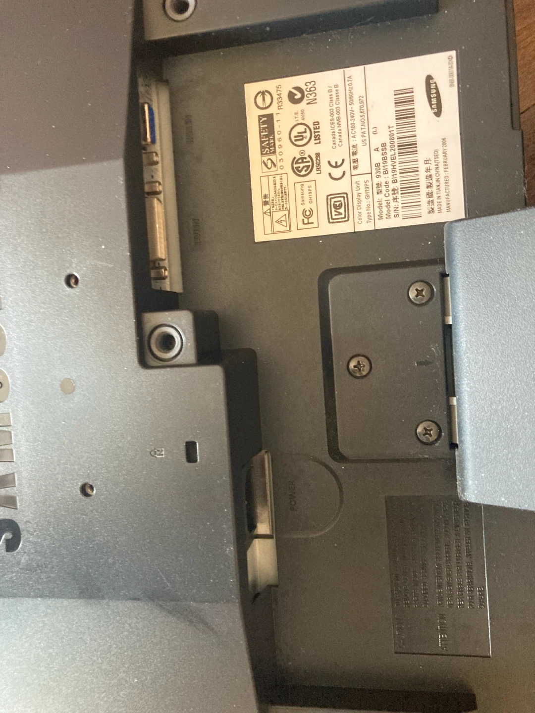 Samsung SyncMaster 930s Monitor - photo 3