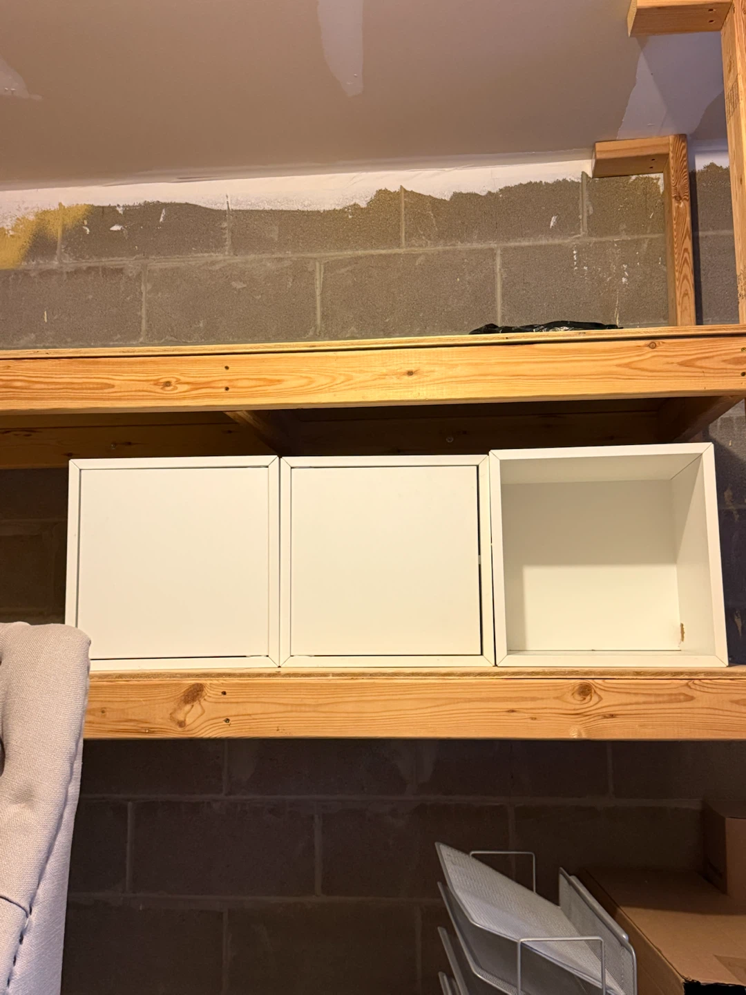IKEA White Cube Storage Shelves - photo 4