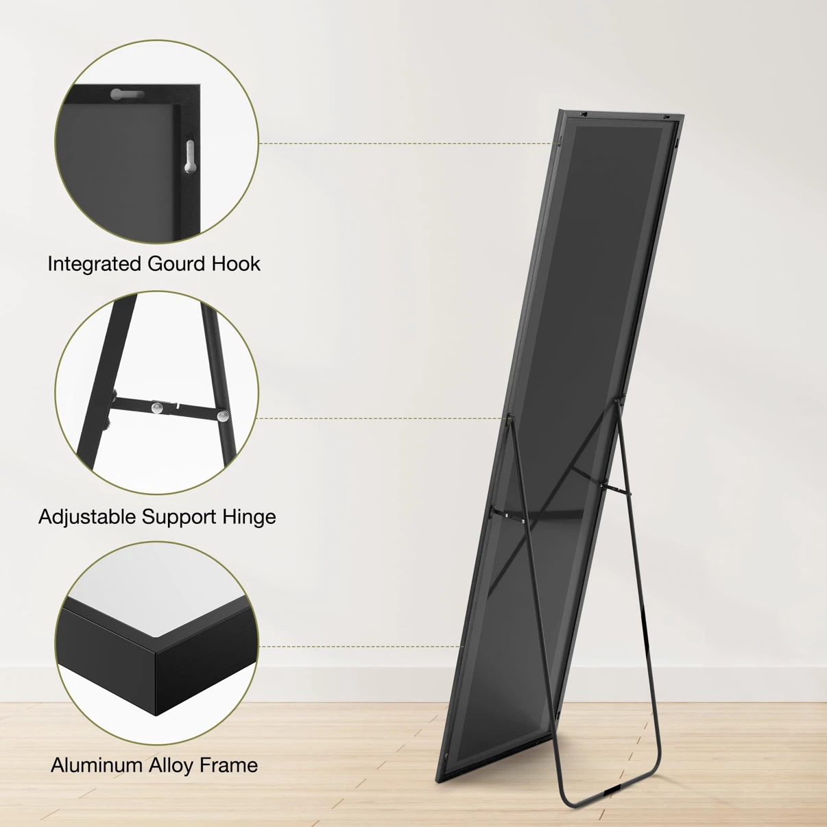 DUMOS Full Body Floor Mirror - photo 4
