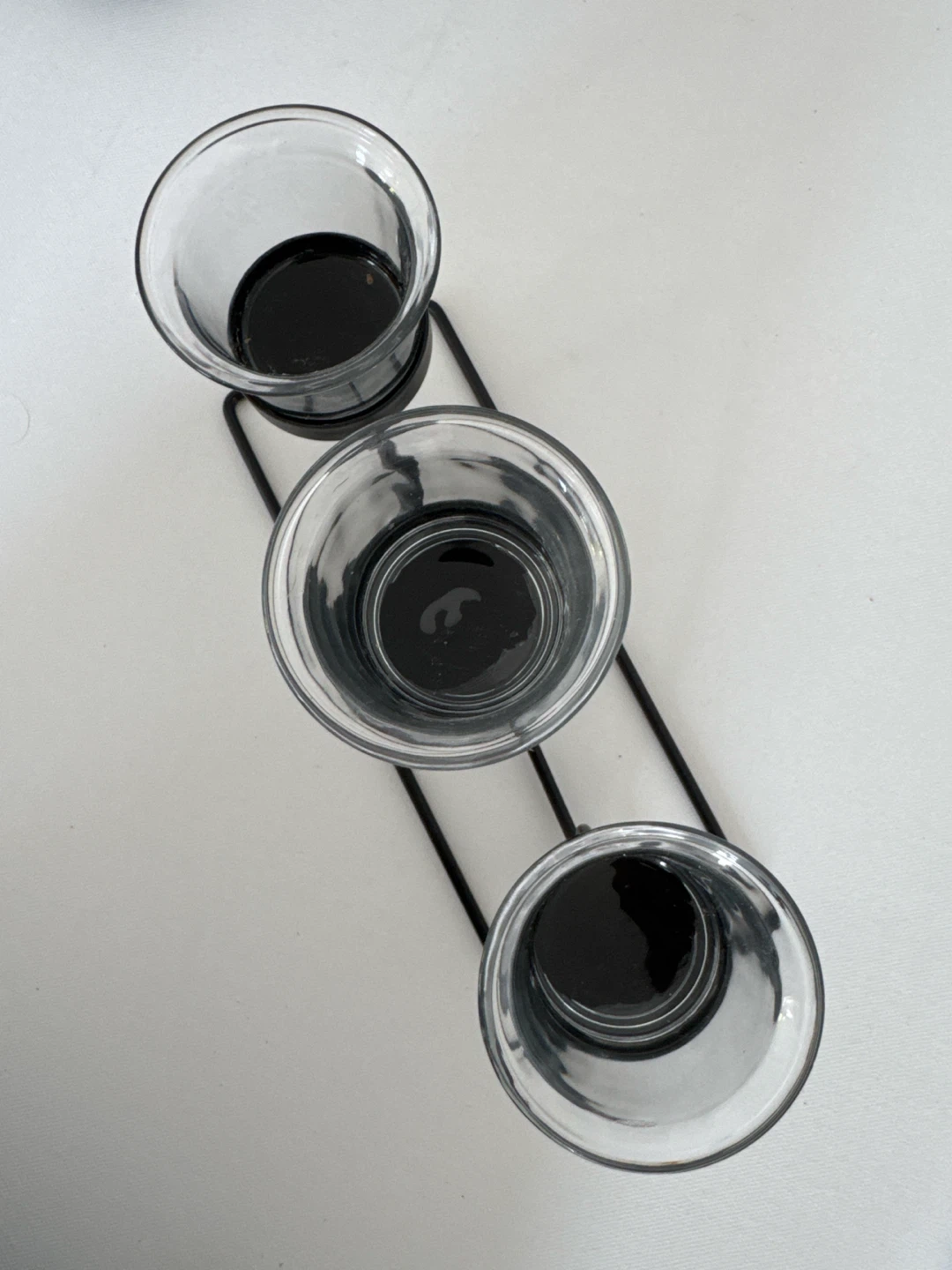 3-Candle Holder with Glass Cups - photo 2