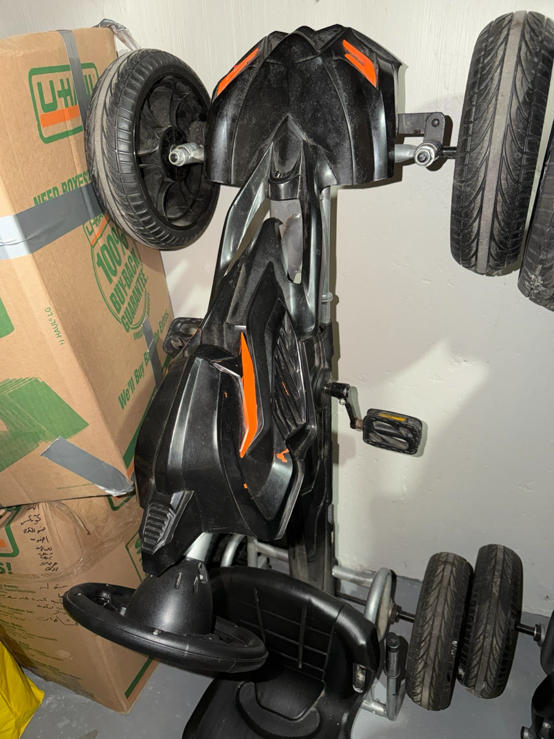 Black Ride-On Toy Car with Pedals