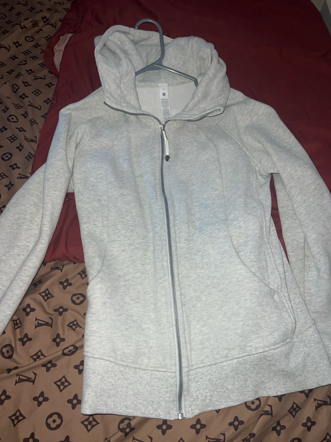 Lululemon Grey Full Zip Hoodie
