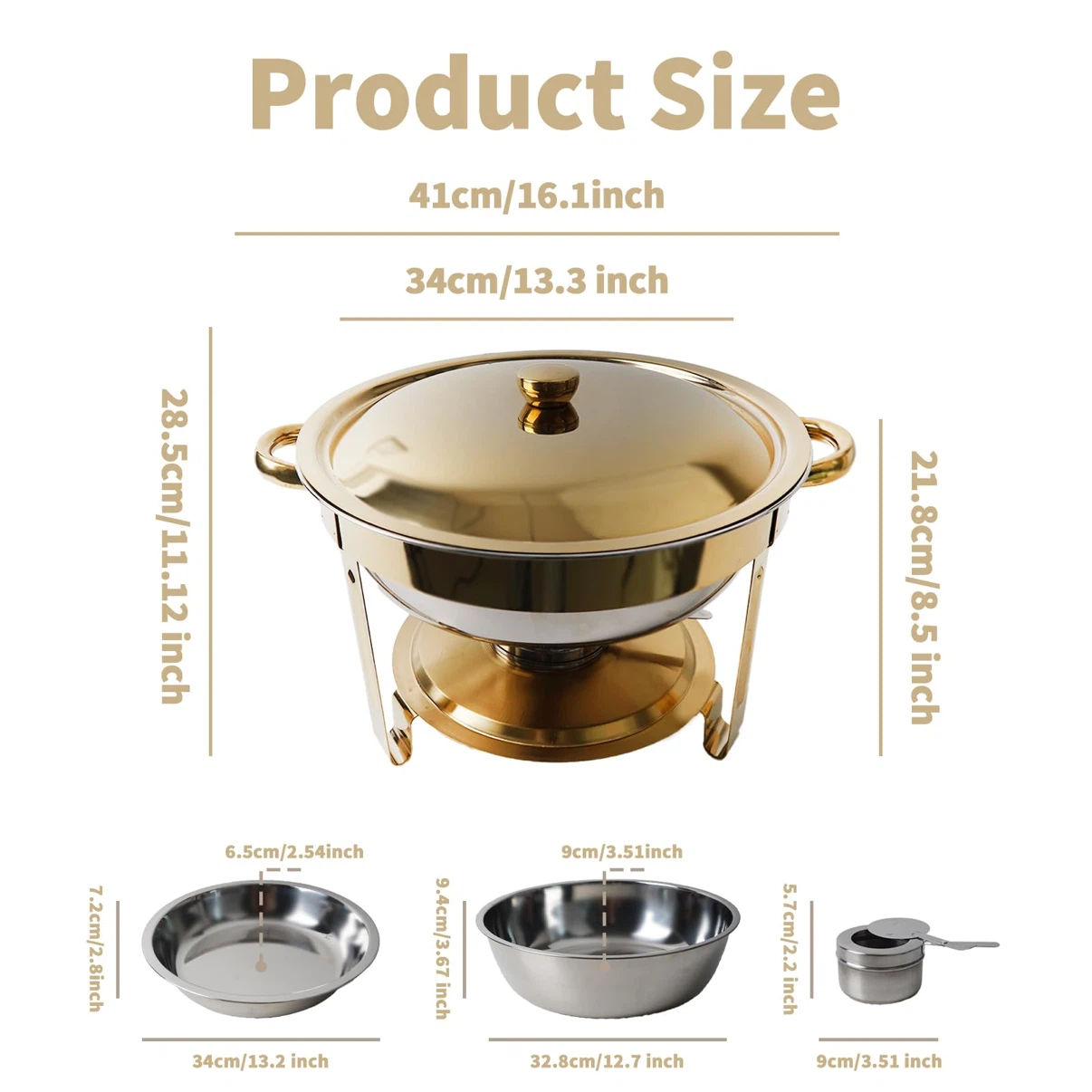 Chafing Dish for Buffet Set Food Warmers - photo 3