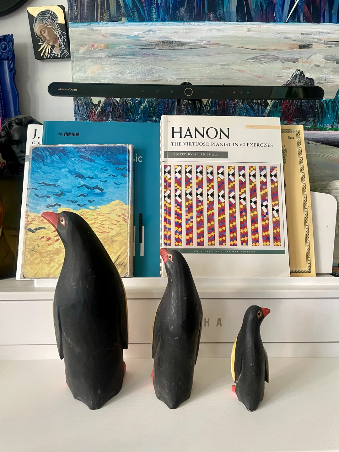 Hand-Carved Folk Art Penguin Family (Set of 3) - photo 4
