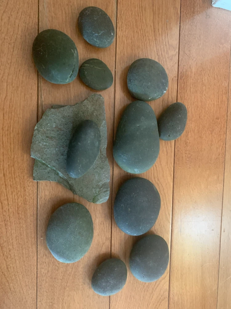Assorted River Rocks and Flat Stone