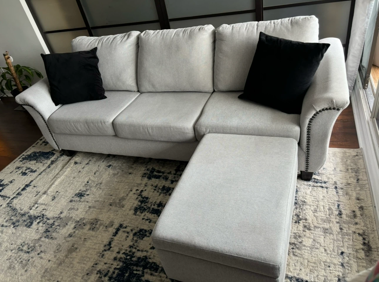 Sofa and  Storage Ottoman - photo 2