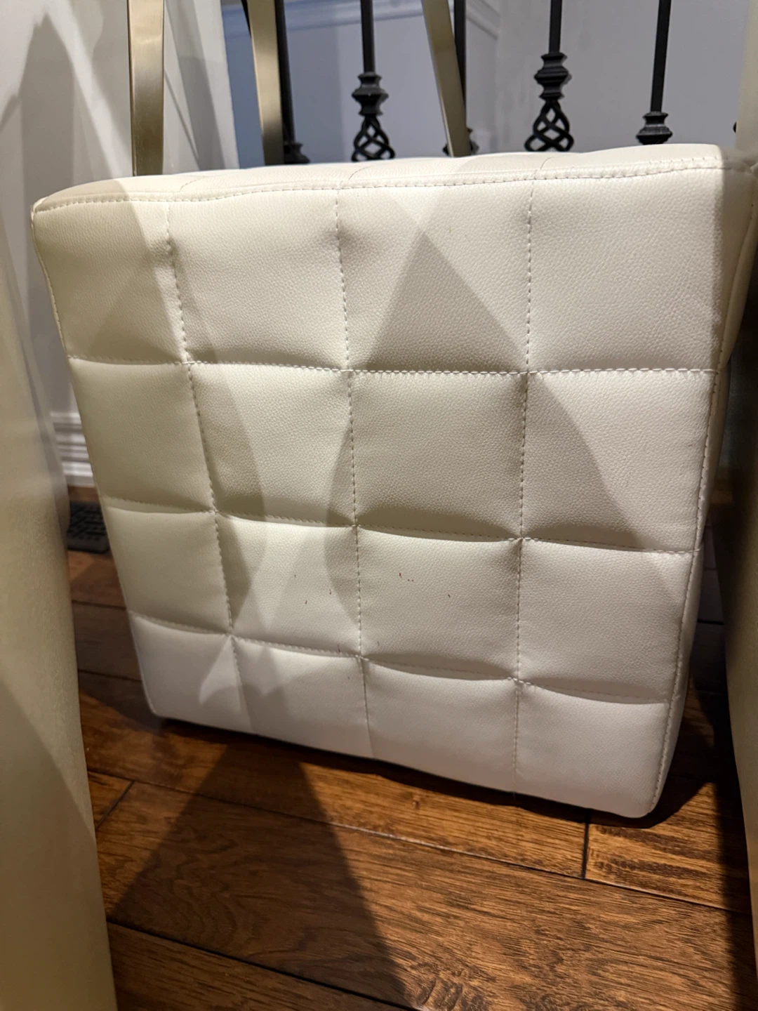 White Footstool - photo 3